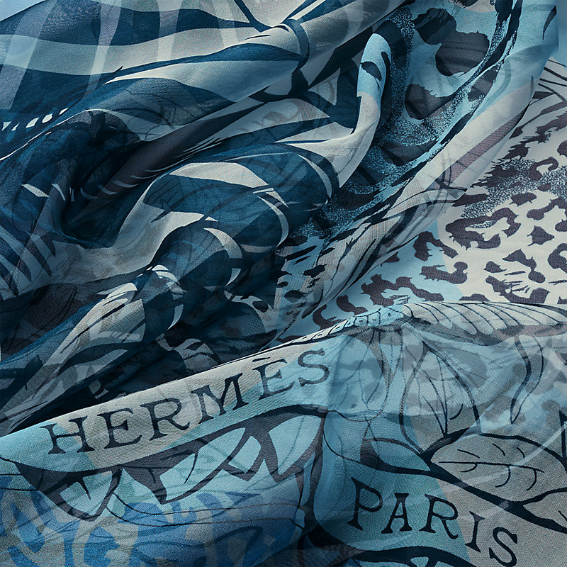 Jungle Love Stamped scarf 140 | Hermès Canada